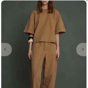 Soeur Beige Denim Ali Blouse size 38 / Medium